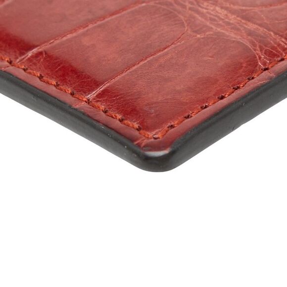 Gucci Card Case Pass Case Red Leather Women's Gucci - Picture 4 of 9